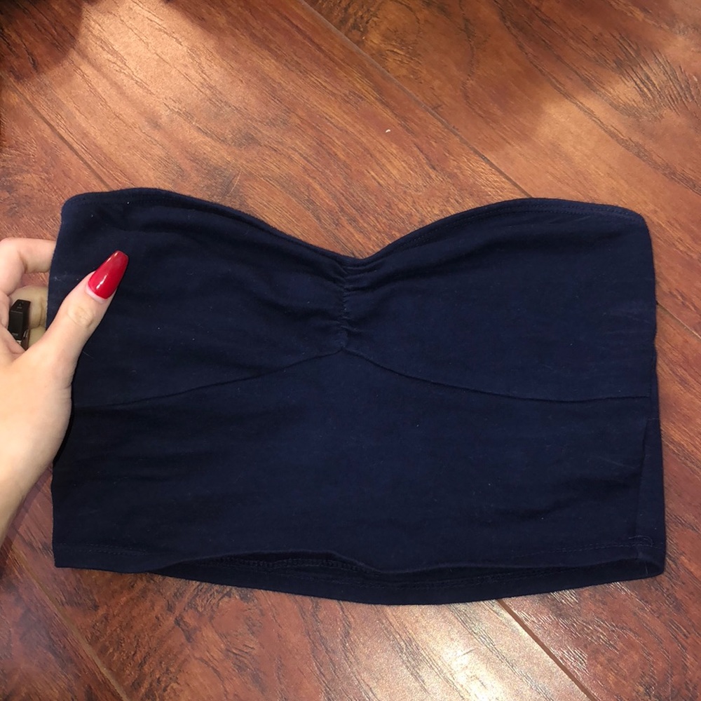 Navy tube top
